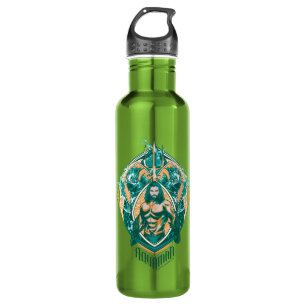 Aquaman   Aquaman & Trenchers Graphic 710 Ml Water Bottle