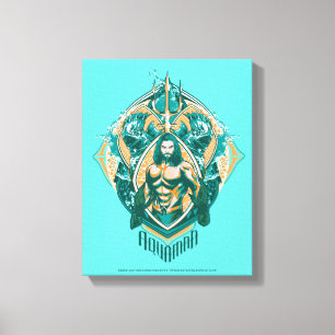 Aquaman Aquaman & Trenchers Graphic Canvas Print