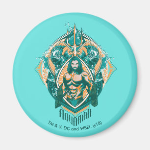 Aquaman Aquaman & Trenchers Graphic Magnet
