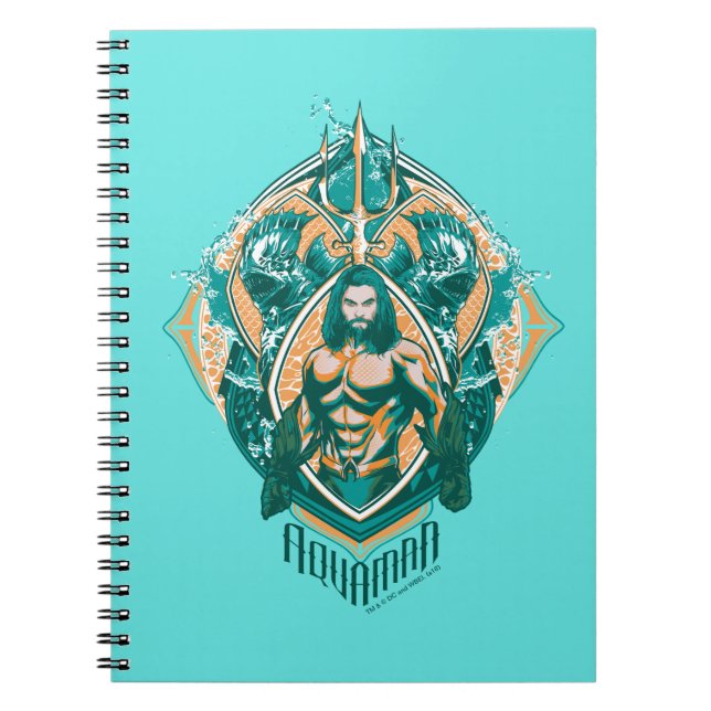 Aquaman | Aquaman & Trenchers Graphic Notebook (Front)