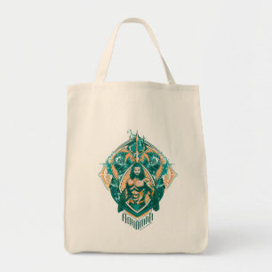 Aquaman Aquaman & Trenchers Graphic Tote Bag