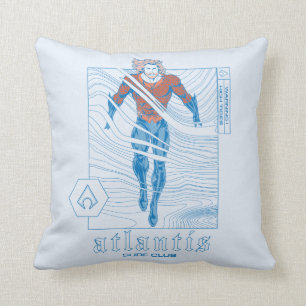 Aquaman - Atlantis Surf Club Cushion