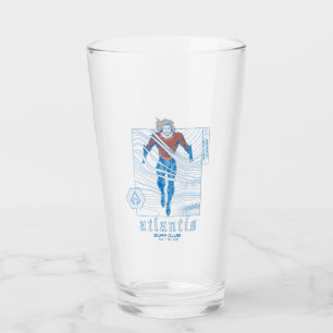 Aquaman - Atlantis Surf Club Glass