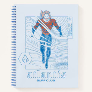 Aquaman - Atlantis Surf Club Notebook