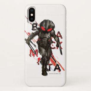 Aquaman   Black Manta Scattered Typography Graphic Case-Mate iPhone Case