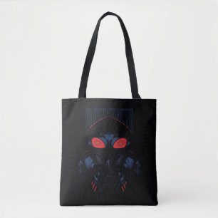 Aquaman   Black Manta Shadowy Graphic Tote Bag