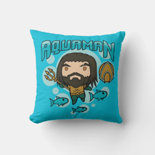 Aquaman Chibi Aquaman Undersea Graphic Cushion