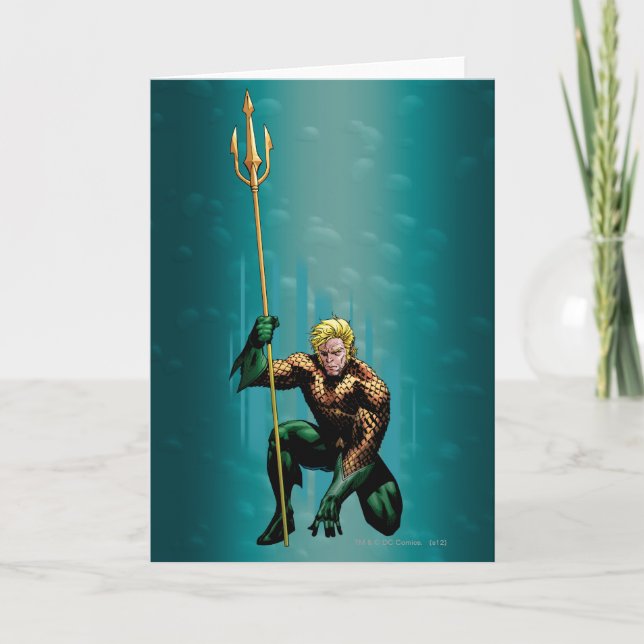Aquaman Crouching Card (Front)