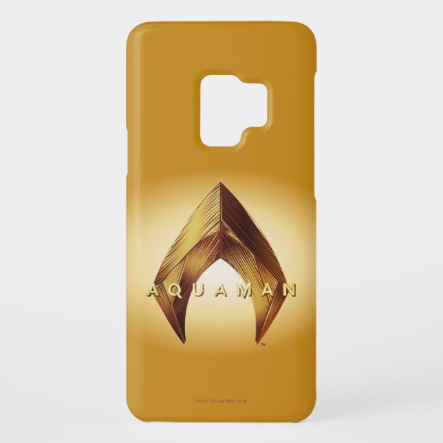 Aquaman | Golden Aquaman Logo Case-Mate Samsung Galaxy Case (Back)