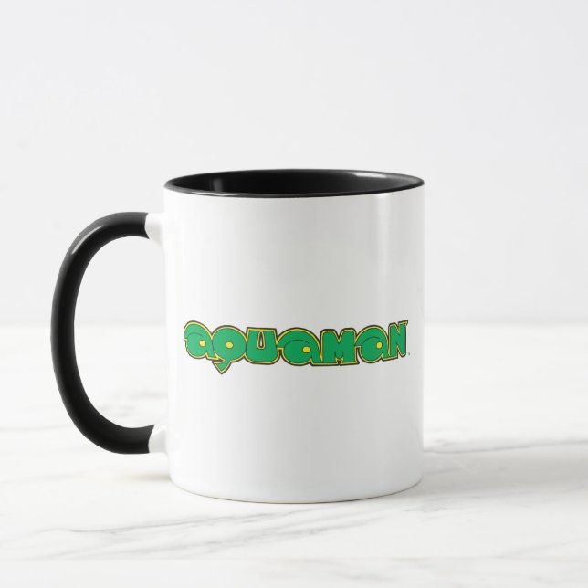 Aquaman Green Logo Mug (Left)