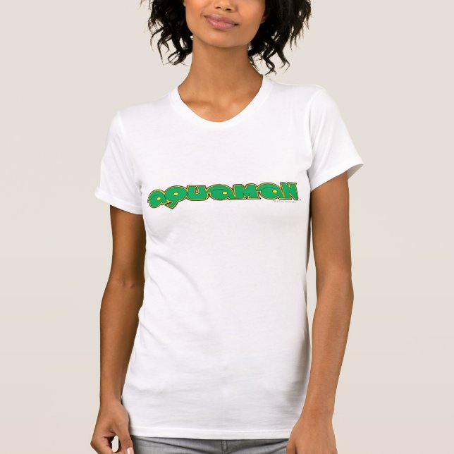 Aquaman Green Logo T-Shirt (Front)
