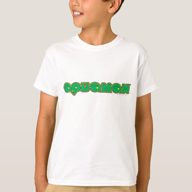 Aquaman Green Logo T-Shirt (Front)