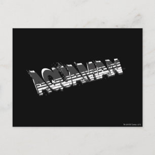 Aquaman Grunge Stripe Logo Postcard