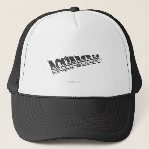 Aquaman Grunge Stripe Logo Trucker Hat