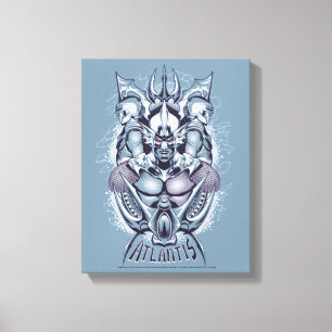 Aquaman King Orm of Atlantis Graphic Canvas Print