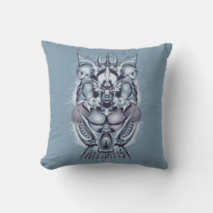 Aquaman King Orm of Atlantis Graphic Cushion