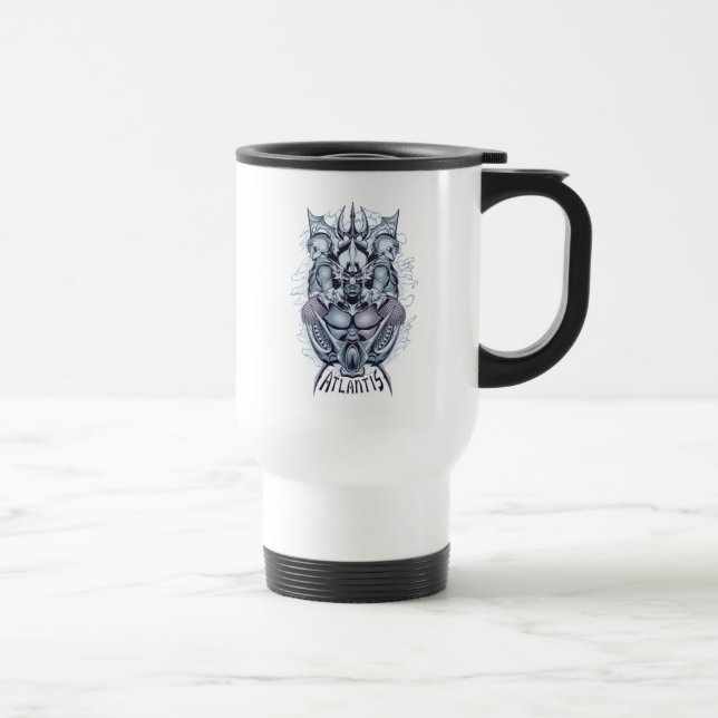 Aquaman | King Orm of Atlantis Graphic Travel Mug (Right)