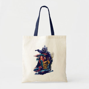 Aquaman   King Orm Versus Mera & Aquaman Tote Bag