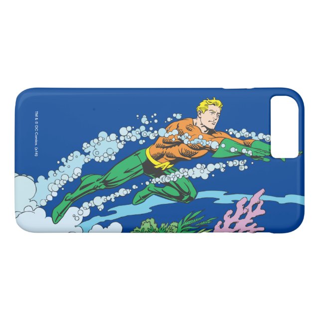 Aquaman Leaps Over Coral Case-Mate iPhone Case (Back (Horizontal))