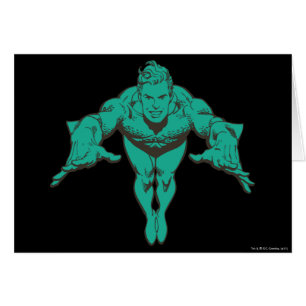Aquaman Lunging Forward - Teal