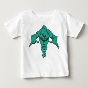 Aquaman Lunging Forward - Teal Baby T-Shirt