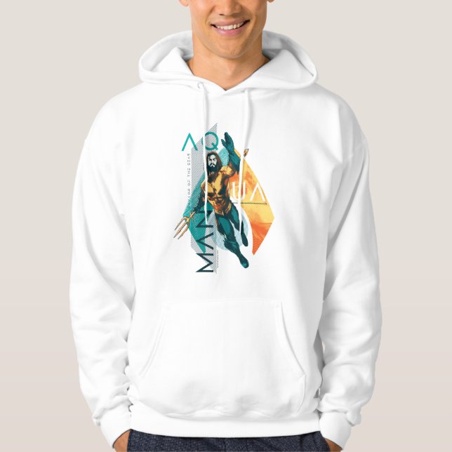 Aquaman | Modernist Aquaman Collage Hoodie (Front)