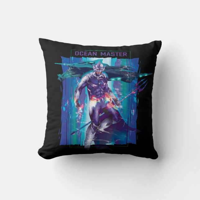 Aquaman | Ocean Master King Orm Refracted Graphic Cushion (Front)