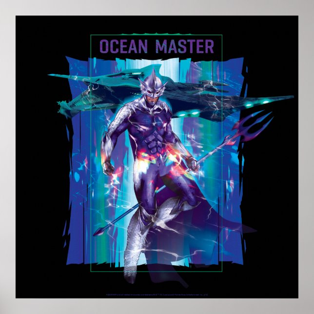 Aquaman | Ocean Master King Orm Refracted Graphic Poster (Front)