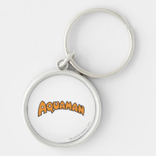 Aquaman Orange Logo Key Ring