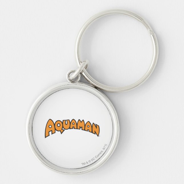 Aquaman Orange Logo Key Ring (Front)