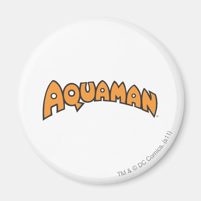 Aquaman Orange Logo Magnet (Front)