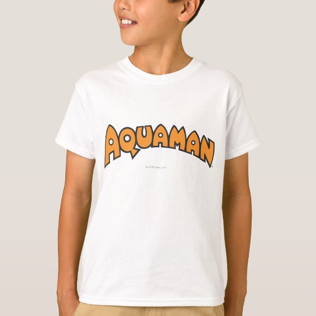Aquaman Orange Logo T-Shirt (Front)