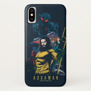 Aquaman   Orin, Mera, and Black Manta Graphic iPhone X Case