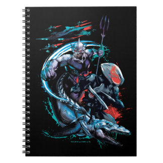 Aquaman | Orm, Black Manta, Tylosaur, & Ships Notebook