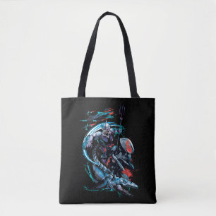 Aquaman Orm, Black Manta, Tylosaur, & Ships Tote Bag