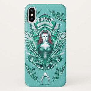 Aquaman   Ornate Mera Graphic iPhone X Case