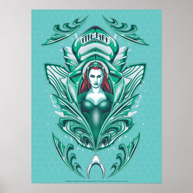 Aquaman | Ornate Mera Graphic Poster (Front)
