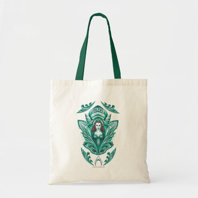 Aquaman | Ornate Mera Graphic Tote Bag (Front)