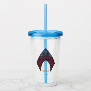 Aquaman Paisley Aquaman Logo Acrylic Tumbler