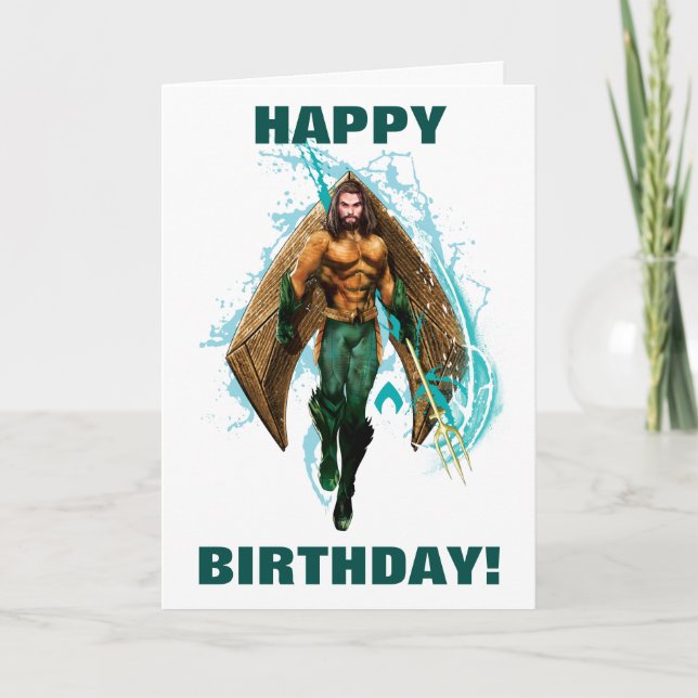 Aquaman | Prince Orin With Aquaman Logo Card (Front)