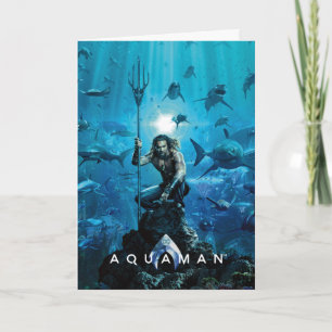 Aquaman   Prince Orin With Aquatic Animals Card