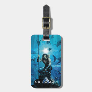 Aquaman Prince Orin With Aquatic Animals Luggage Tag