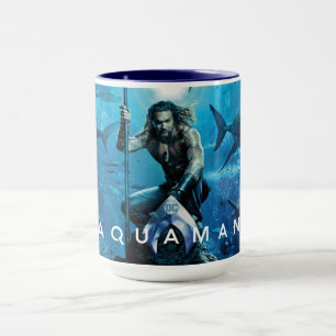 Aquaman   Prince Orin With Aquatic Animals Mug
