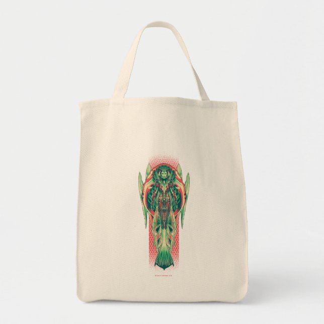 Aquaman | Queen Fisherman Art Nouveau Panel Tote Bag (Front)