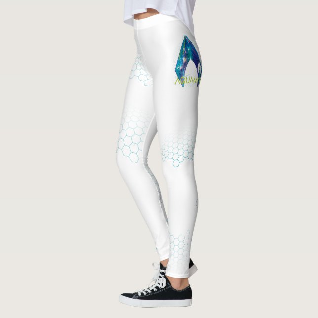 Aquaman | Refracted Aquaman Logo Leggings (Left)