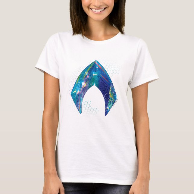 Aquaman | Refracted Aquaman Logo T-Shirt (Front)