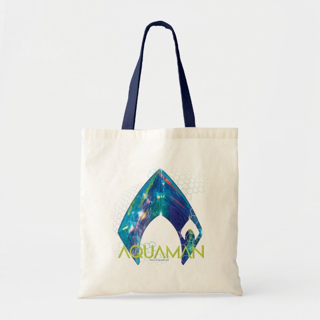 Aquaman | Refracted Aquaman Logo Tote Bag (Front)