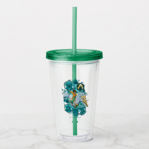 Aquaman Riding Seahorse Across Kingdoms Acrylic Tumbler