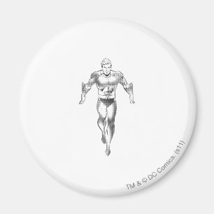Aquaman Runs BW Magnet