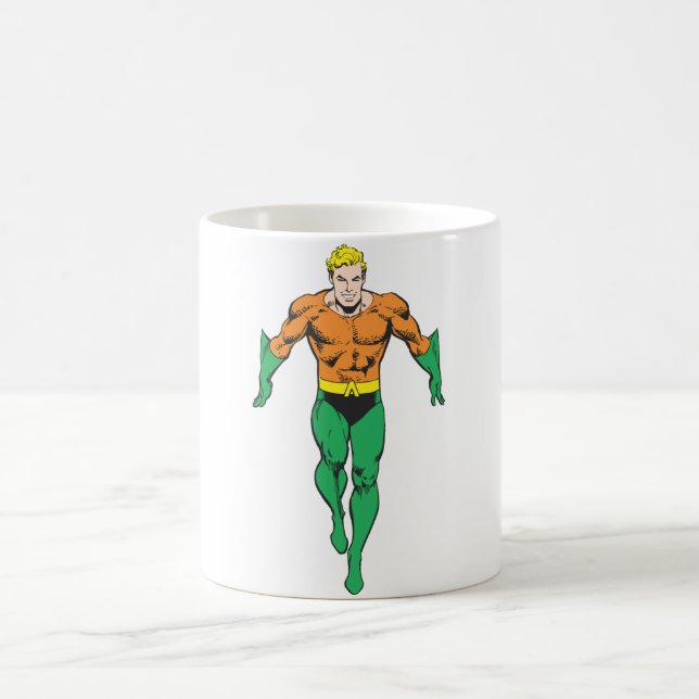 Aquaman Runs Coffee Mug (Center)